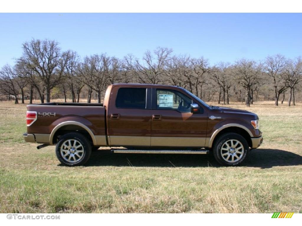 2011 F150 King Ranch SuperCrew 4x4 - Golden Bronze Metallic / Chaparral Leather photo #3