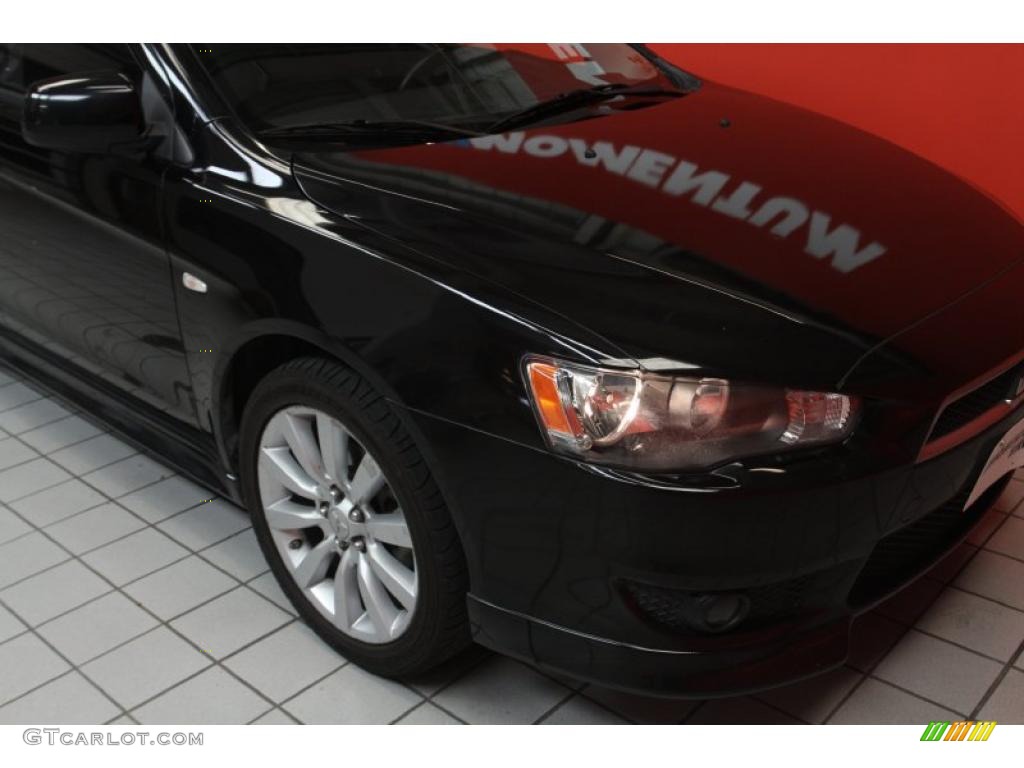 2008 Lancer GTS - Black / Black photo #14