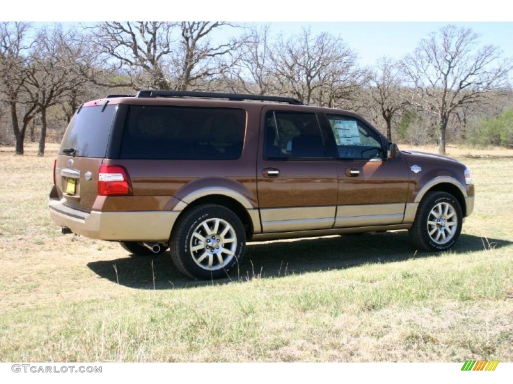 2011 Expedition EL King Ranch 4x4 - Golden Bronze Metallic / Chaparral Leather photo #5