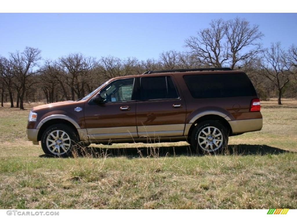2011 Expedition EL King Ranch 4x4 - Golden Bronze Metallic / Chaparral Leather photo #16