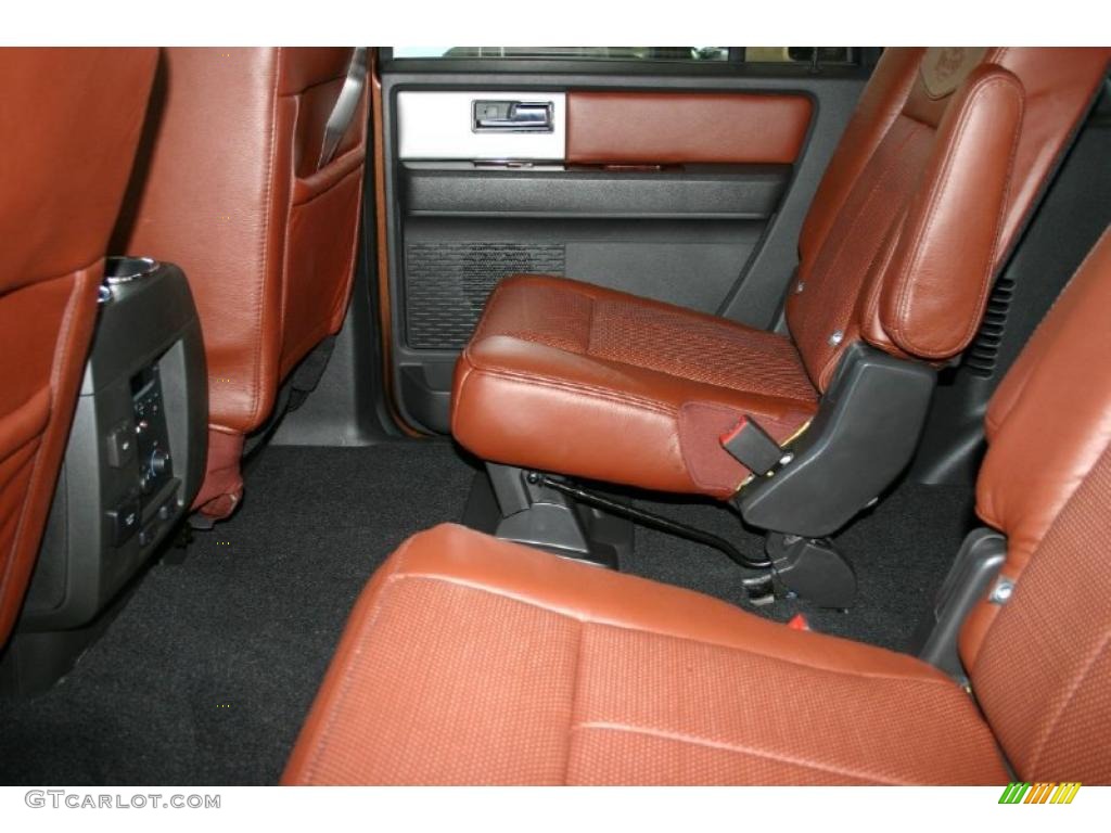 Chaparral Leather Interior 2011 Ford Expedition EL King Ranch 4x4 Photo #47076710