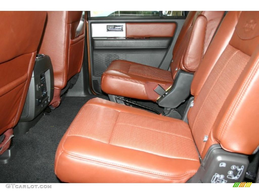 Chaparral Leather Interior 2011 Ford Expedition EL King Ranch 4x4 Photo #47076725