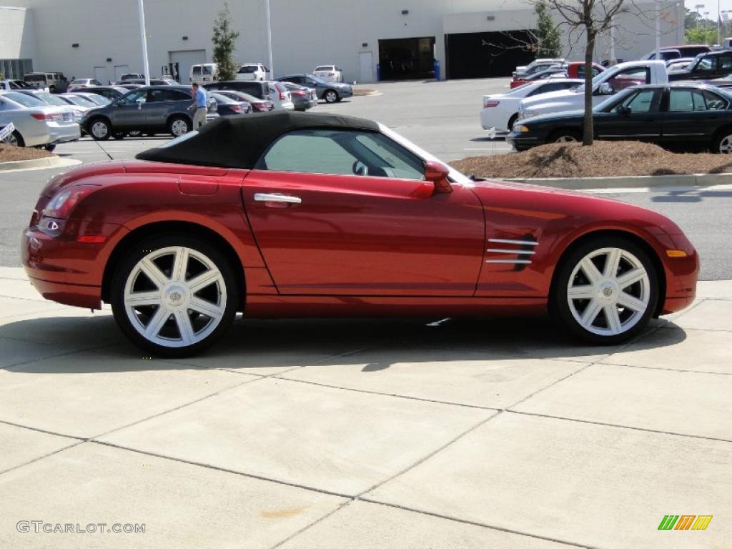 Blaze Red Crystal Pearlcoat 2005 Chrysler Crossfire Limited Roadster Exterior Photo #47076827