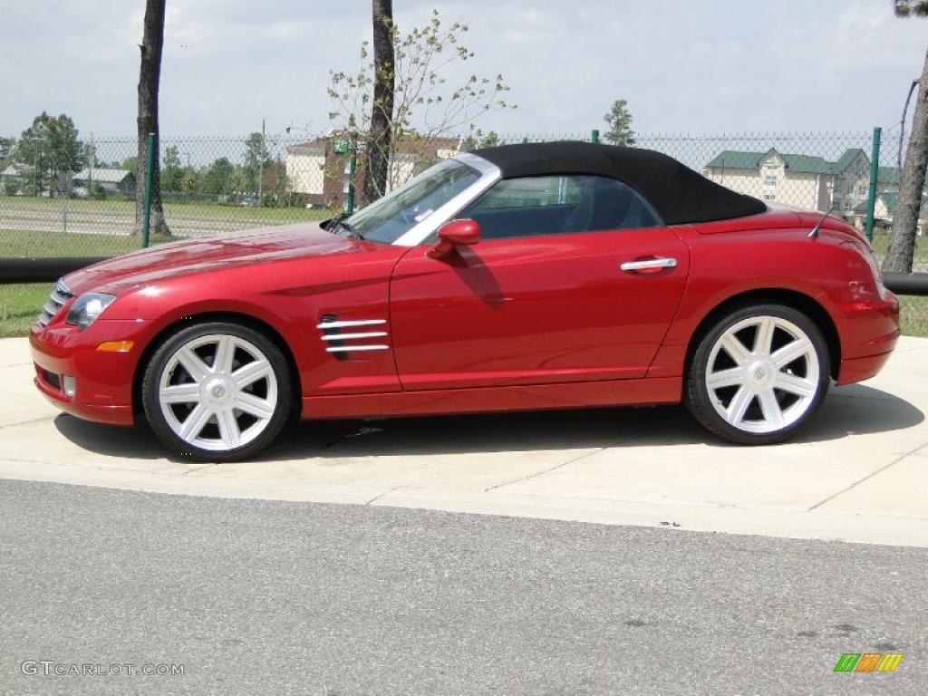 Chrysler crossfire blaze red