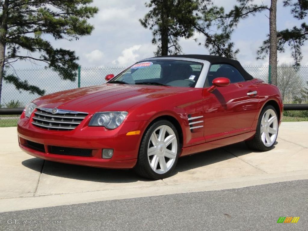 Blaze Red Crystal Pearlcoat 2005 Chrysler Crossfire Limited Roadster Exterior Photo #47076917