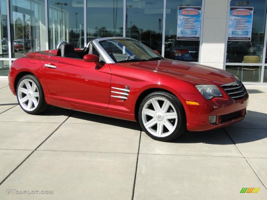 Blaze Red Crystal Pearlcoat 2005 Chrysler Crossfire Limited Roadster Exterior Photo #47077235