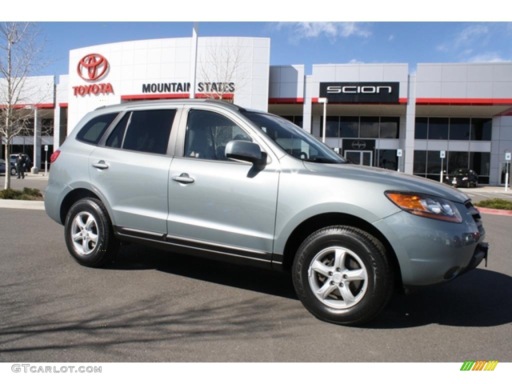 2008 Santa Fe GLS 4WD - Platinum Sage / Gray photo #1