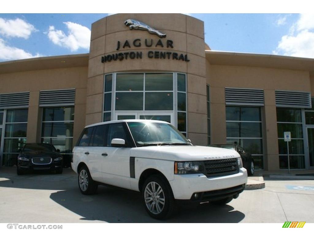 2011 Range Rover HSE - Alaska White / Arabica/Ivory photo #1