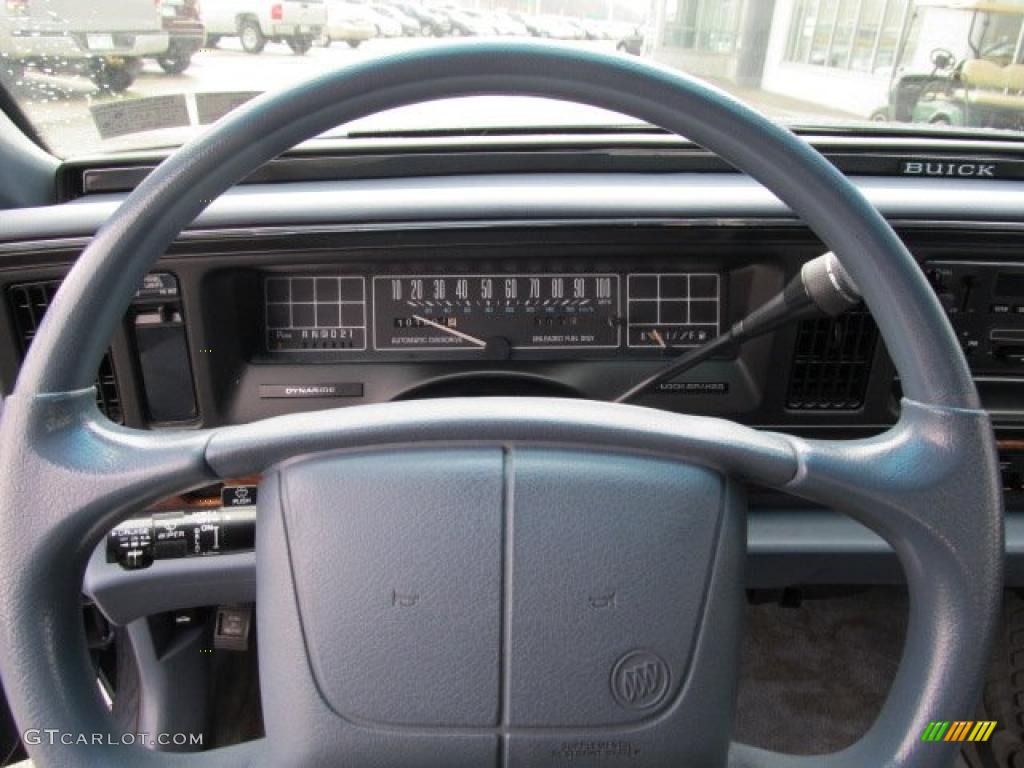 1994 Buick LeSabre Custom Blue Steering Wheel Photo #47077985