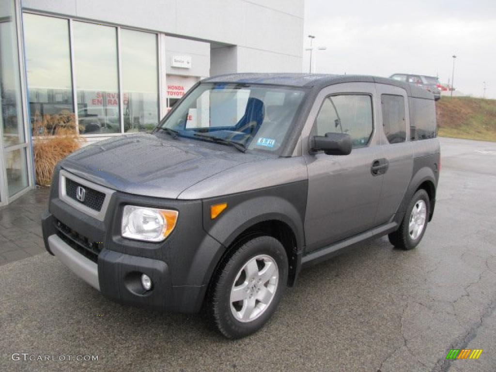 2005 Element EX AWD - Magnesium Metallic / Black/Gray photo #2