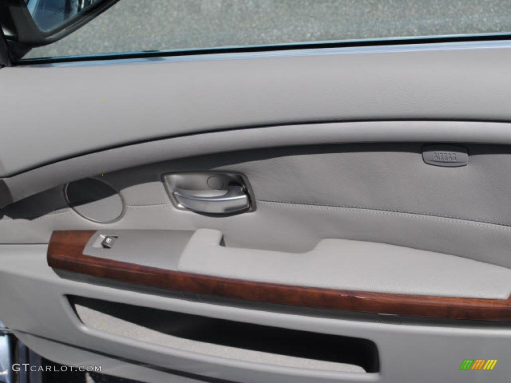 2008 7 Series 750i Sedan - Michigan Blue Metallic / Flannel Grey photo #4