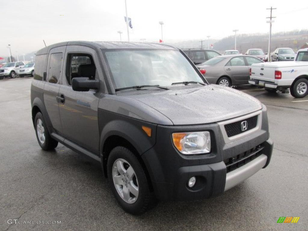 2005 Element EX AWD - Magnesium Metallic / Black/Gray photo #9