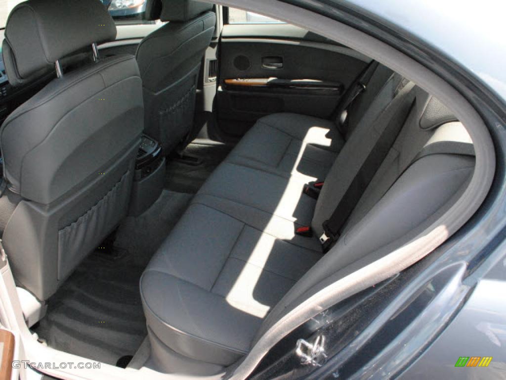 2008 7 Series 750i Sedan - Michigan Blue Metallic / Flannel Grey photo #11
