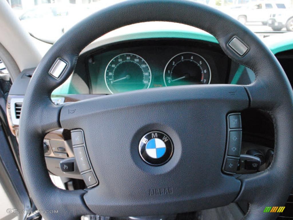 2008 7 Series 750i Sedan - Michigan Blue Metallic / Flannel Grey photo #18