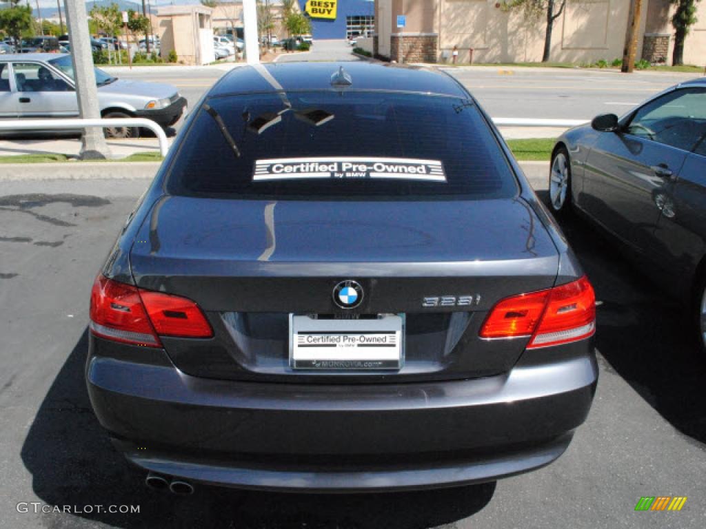 2008 3 Series 328i Coupe - Sparkling Graphite Metallic / Black photo #9