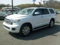 2010 Super White Toyota Sequoia Limited 4WD  photo #3