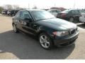 2009 Jet Black BMW 1 Series 128i Coupe  photo #7