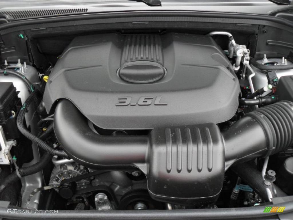 2011 Dodge Durango Crew Lux 4x4 3.6 Liter DOHC 24-Valve VVT Pentastar V6 Engine Photo #47080280