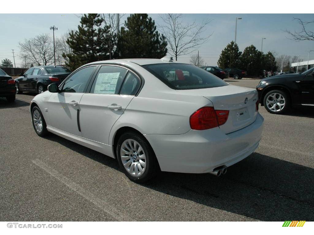 2009 3 Series 328xi Sedan - Alpine White / Saddle Brown Dakota Leather photo #5