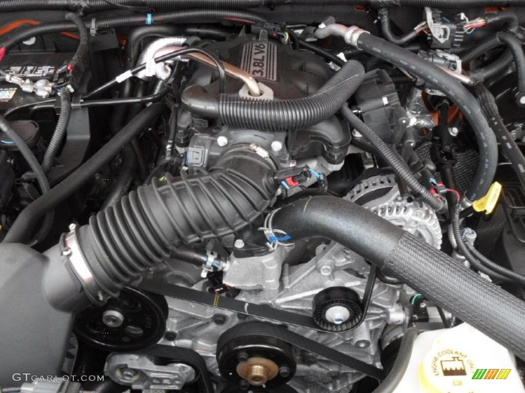 2011 Jeep Wrangler Sport 4x4 3.8 Liter OHV 12-Valve V6 Engine Photo #47080634