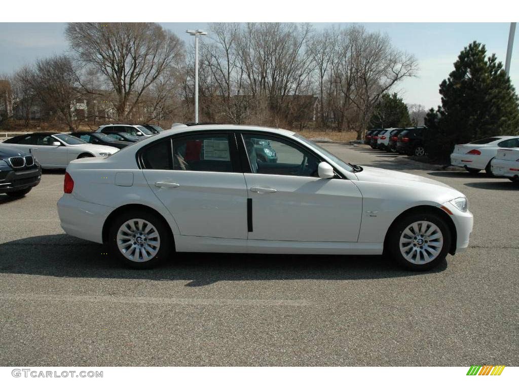 2009 3 Series 328xi Sedan - Alpine White / Saddle Brown Dakota Leather photo #8