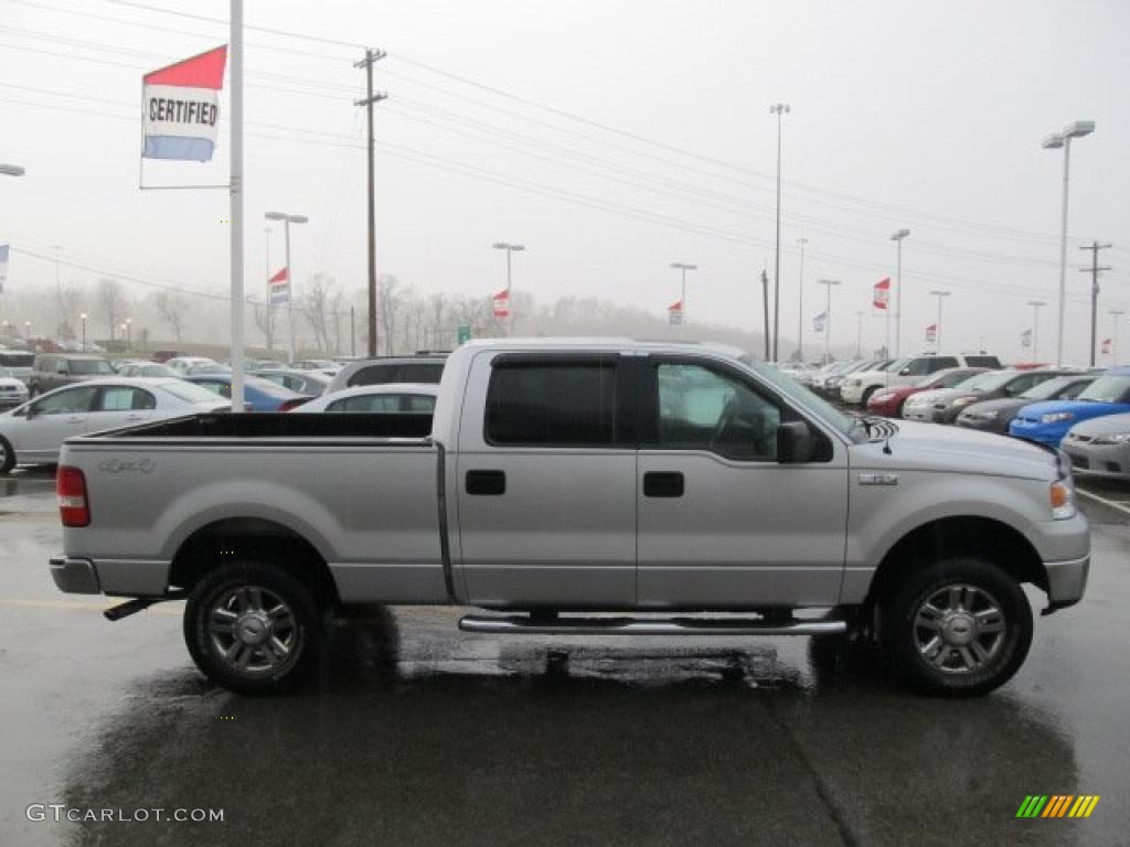 2006 F150 XLT SuperCrew 4x4 - Silver Metallic / Medium/Dark Flint photo #8