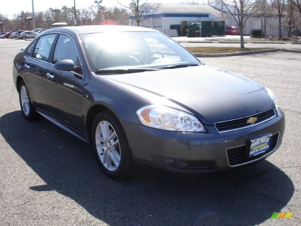 2011 Impala LTZ - Cyber Gray Metallic / Gray photo #3