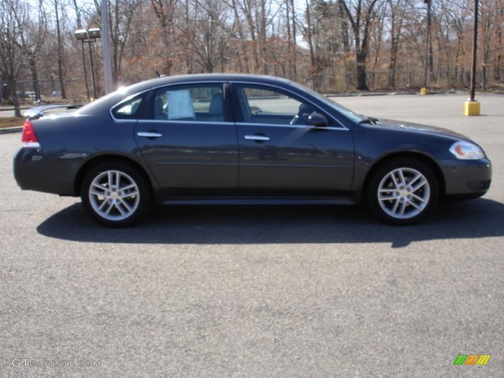 2011 Impala LTZ - Cyber Gray Metallic / Gray photo #7