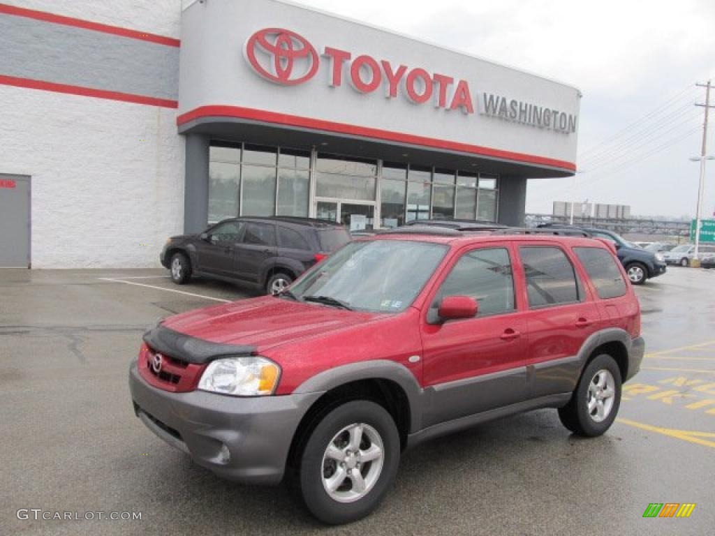 Redfire Metallic Mazda Tribute