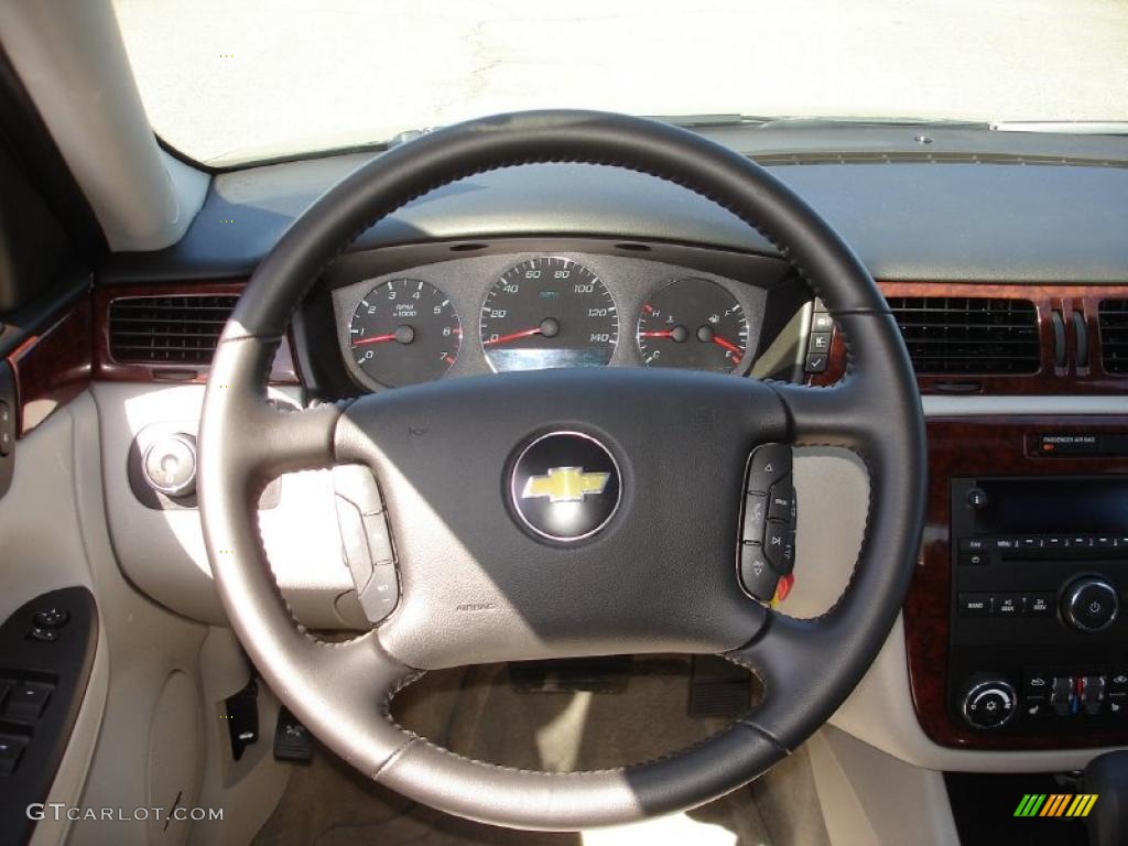 2011 Chevrolet Impala LTZ Gray Steering Wheel Photo #47082326
