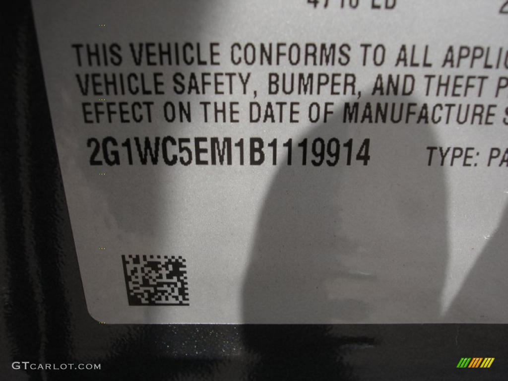 2011 Impala LTZ - Cyber Gray Metallic / Gray photo #15