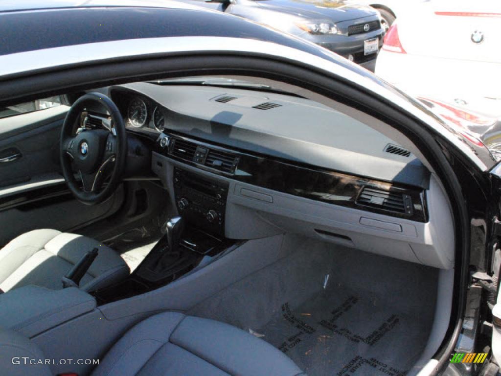 2008 3 Series 335i Coupe - Jet Black / Gray photo #3