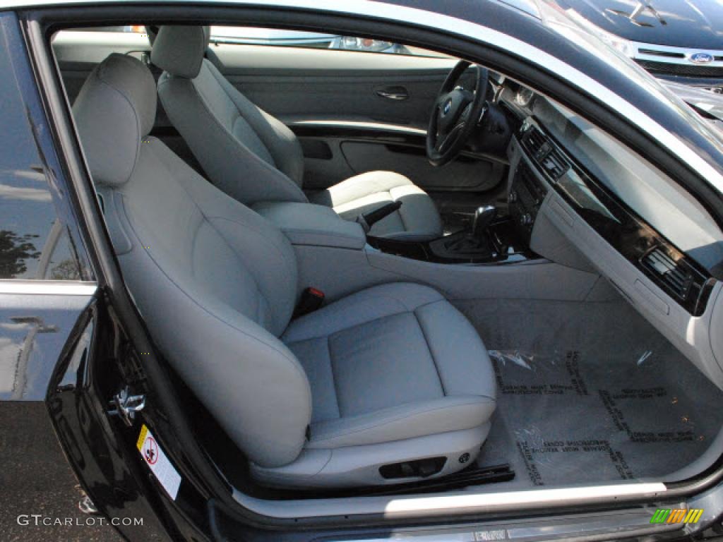 2008 3 Series 335i Coupe - Jet Black / Gray photo #4
