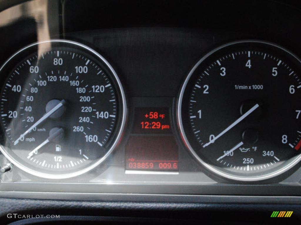 2008 3 Series 335i Coupe - Jet Black / Gray photo #14