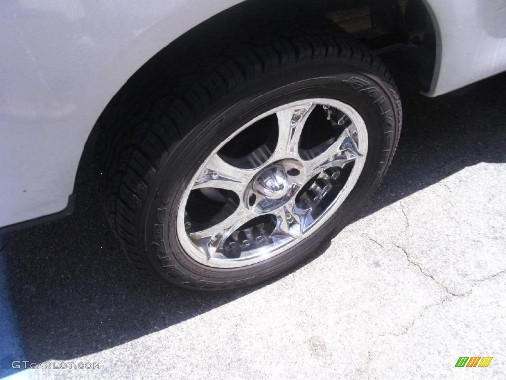 2003 F150 Sport Regular Cab - Silver Metallic / Dark Graphite Grey photo #4