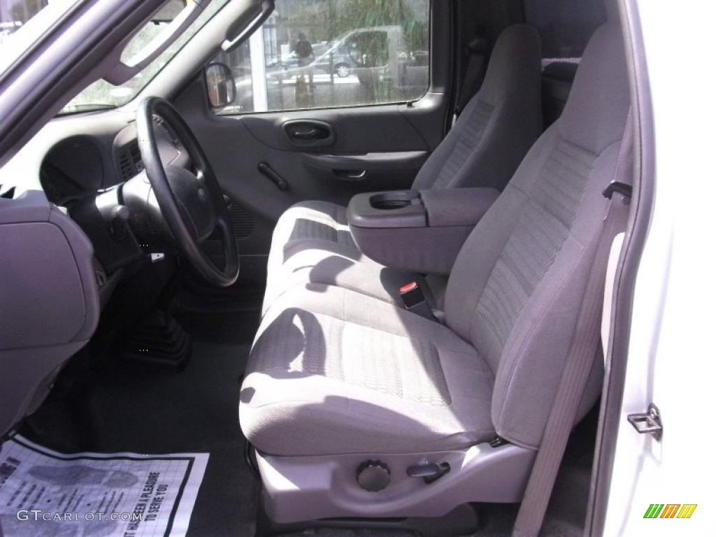 2003 F150 Sport Regular Cab - Silver Metallic / Dark Graphite Grey photo #5