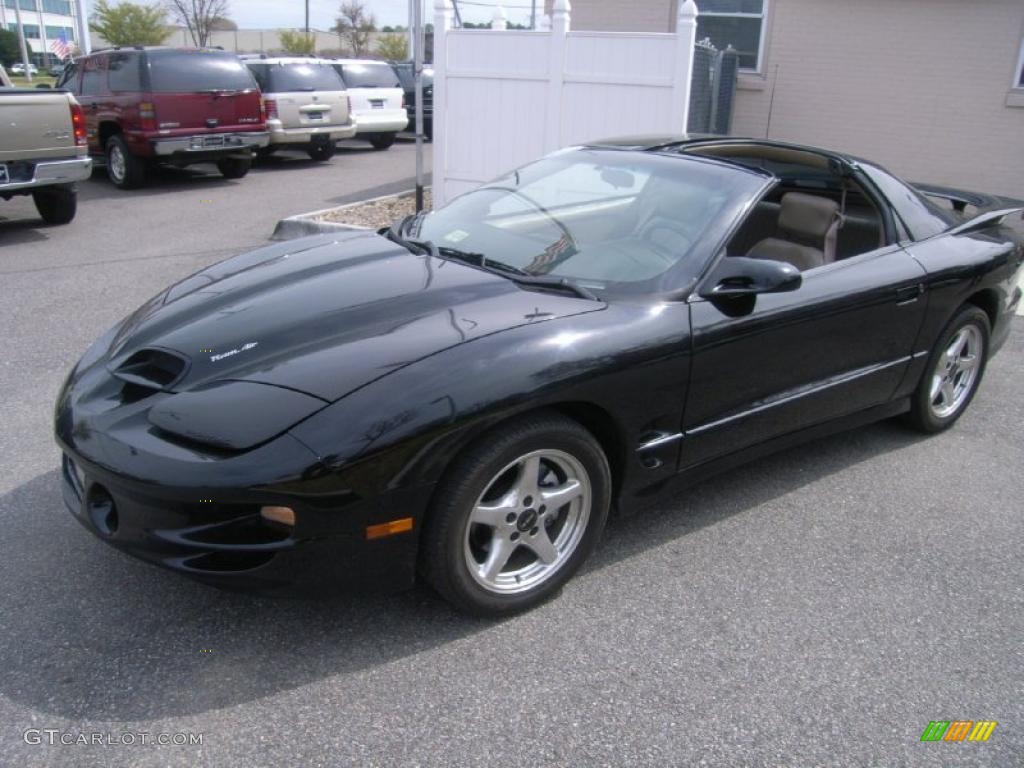 Black Pontiac Firebird