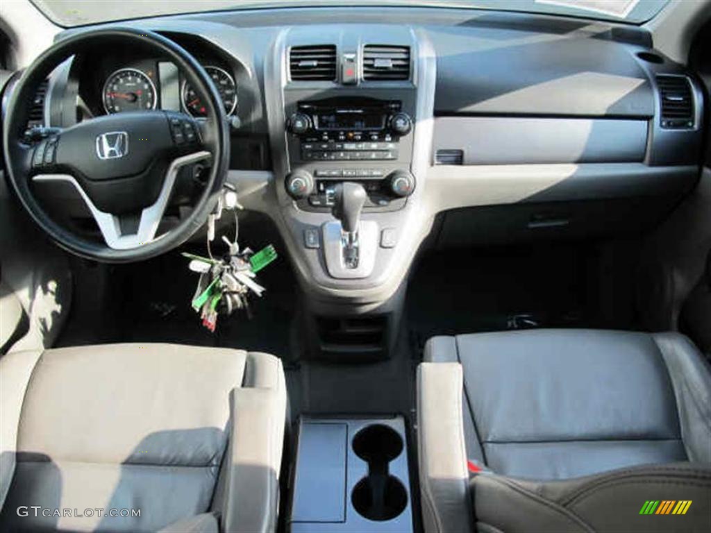 2008 Honda CR-V EX-L 4WD Gray Dashboard Photo #47084207