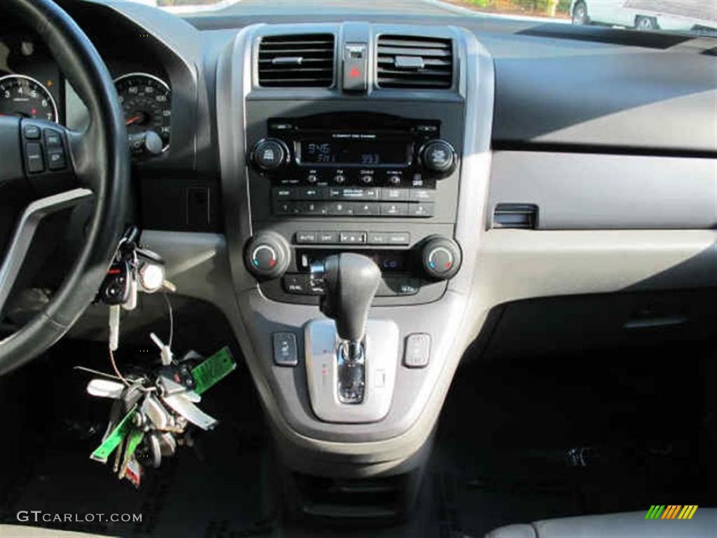 2008 CR-V EX-L 4WD - Glacier Blue Metallic / Gray photo #12