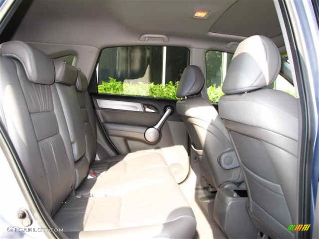 2008 CR-V EX-L 4WD - Glacier Blue Metallic / Gray photo #15