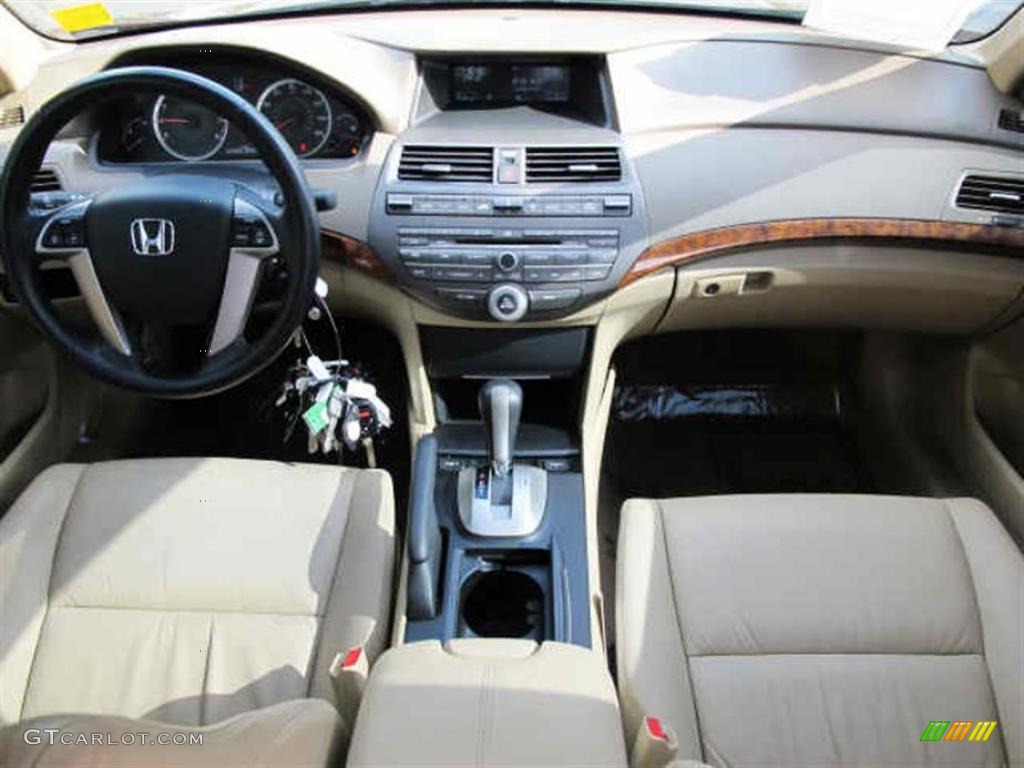 2008 Honda Accord EX-L Sedan Ivory Dashboard Photo #47084525