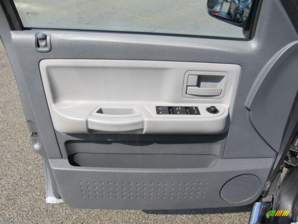 2007 Dakota SLT Quad Cab 4x4 - Mineral Gray Metallic / Medium Slate Gray photo #13