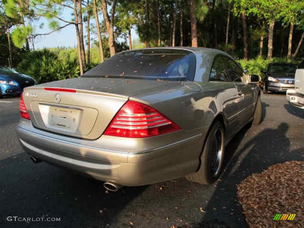 2004 CL 500 - Pewter Silver Metallic / Java photo #2