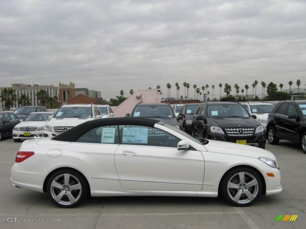 Diamond White Metallic 2011 Mercedes-Benz E 550 Cabriolet Exterior Photo #47085464