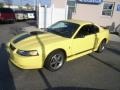 2003 Zinc Yellow Ford Mustang Mach 1 Coupe  photo #1