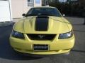 2003 Zinc Yellow Ford Mustang Mach 1 Coupe  photo #9