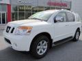 2011 Blizzard White Nissan Armada SV  photo #1