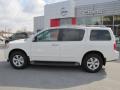 2011 Blizzard White Nissan Armada SV  photo #2