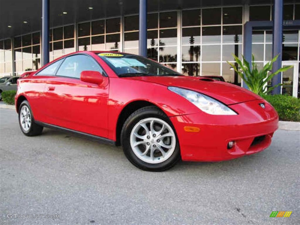 2000 Celica GT - Absolutely Red / Black/Red photo #1