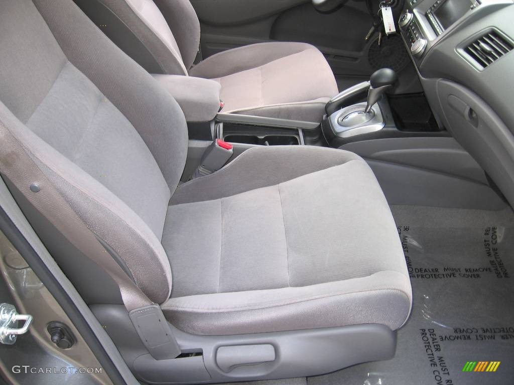 2006 Civic EX Sedan - Galaxy Gray Metallic / Gray photo #10